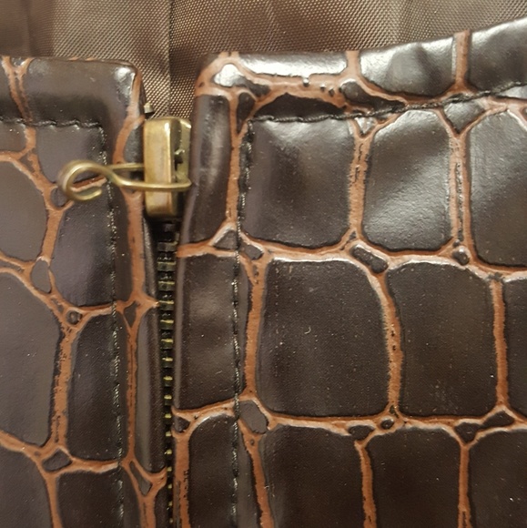 Liz Claiborne Croc Moto Jacket - Picture 5 of 7